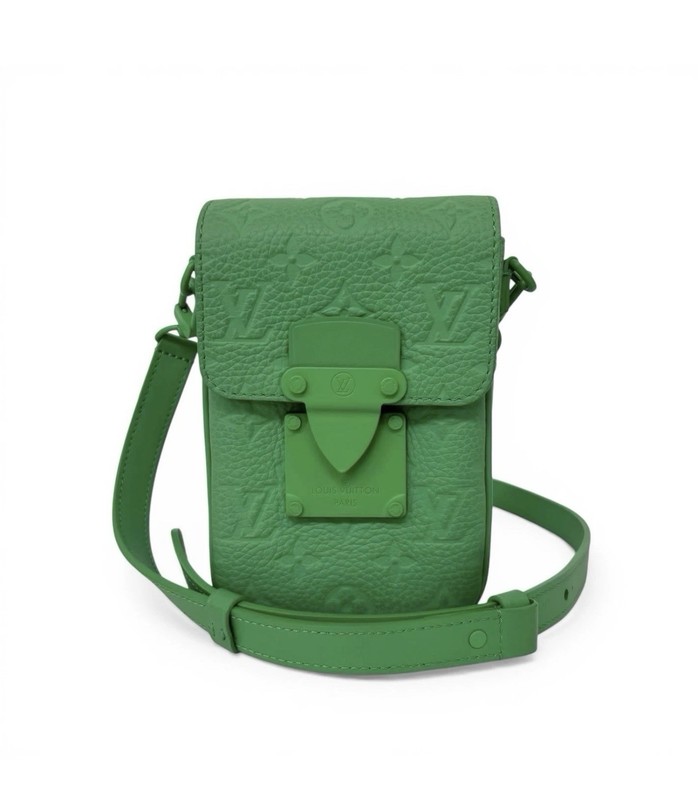 LOUIS VUITTON GREEN TAURILLON S LOCK CROSS BODY UNISEX BAG