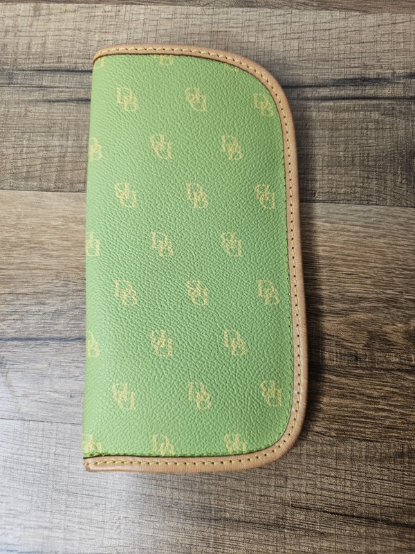Vintage Leather Dooney & Bourke Logo Eyeglass Sunglass Soft Case