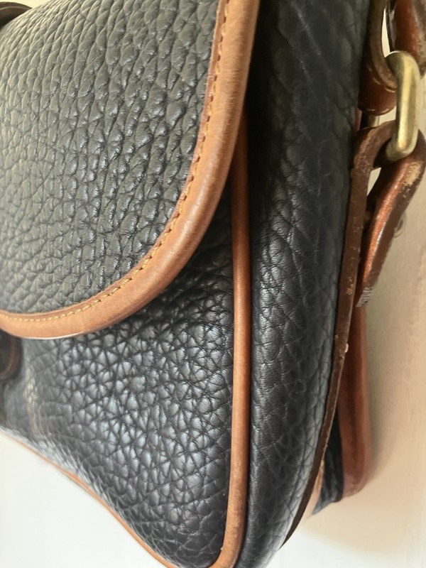 Dooney and Bourke all weather leather, made in the USA. Vintage. gallery