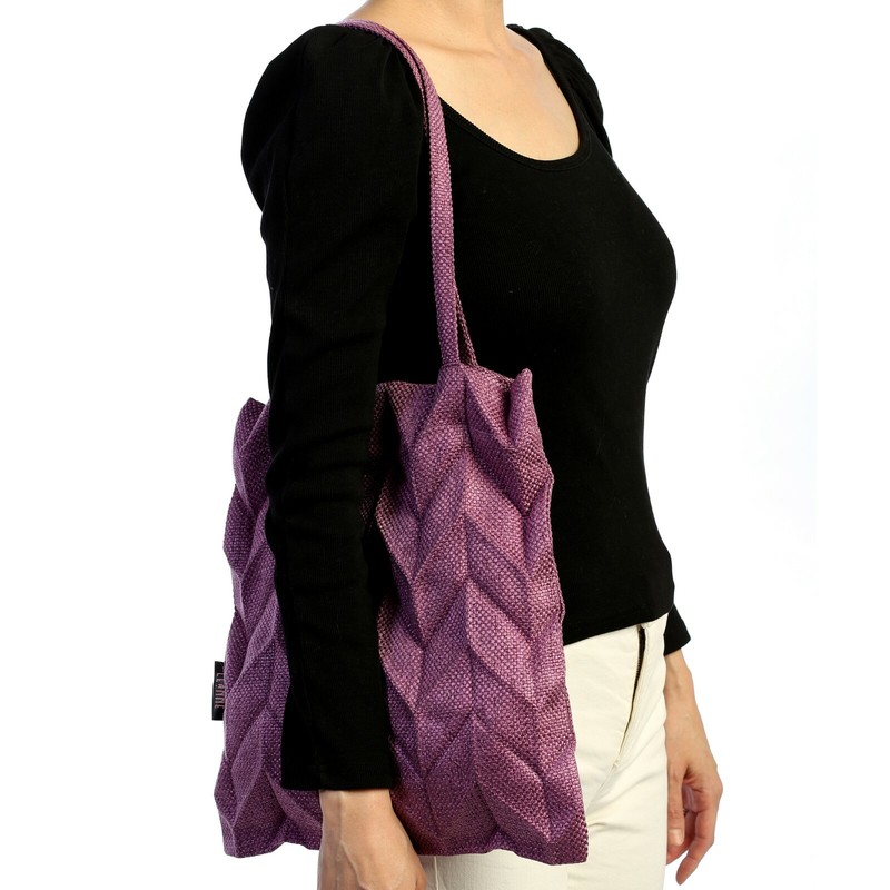 Minimalist Reto Classic Pleated Detail Tote Hand Bag