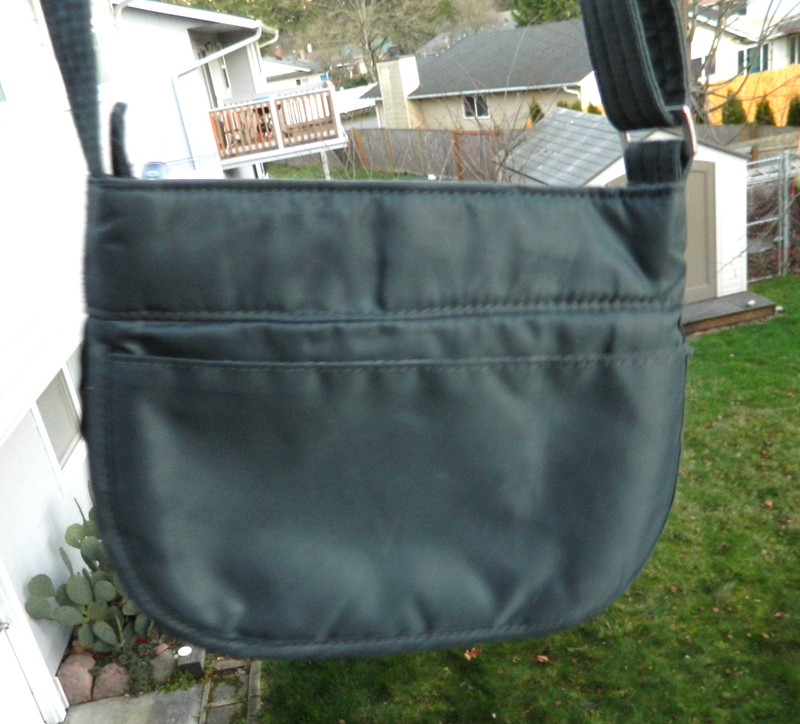 Lug Sway Mini Crossbody Travel Bag Purse Quilted Gray Adjustable Strap 8 x 6 in gallery