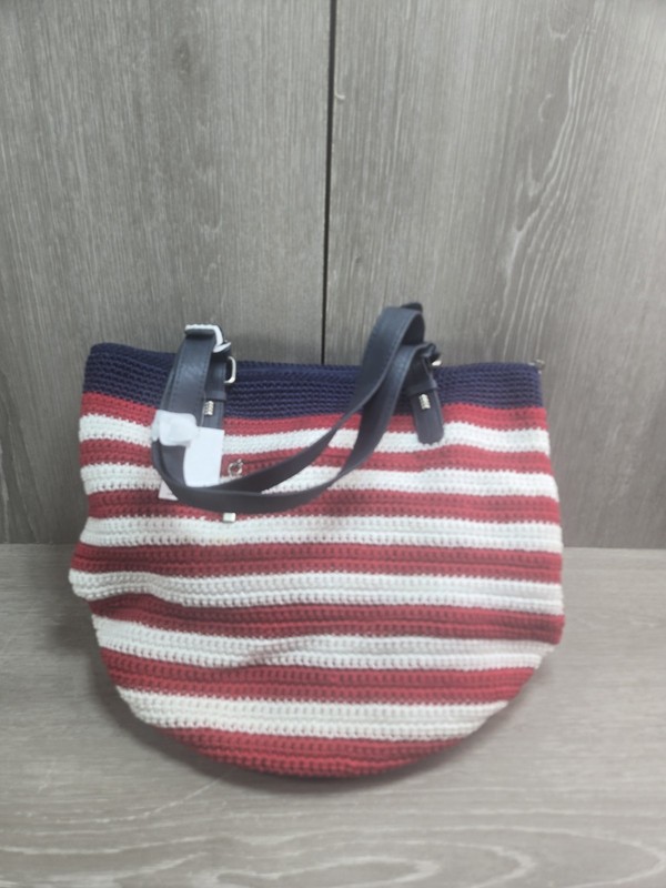 The SAK NEW NWT Hand Crochet Hobo Bohemian Patriotic July 4 American Bag Purse gallery