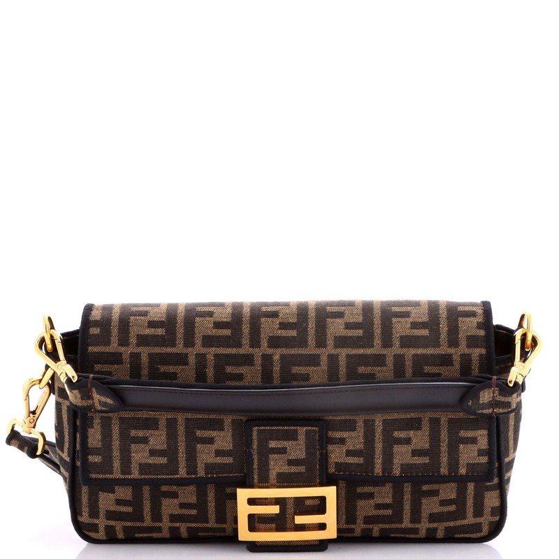 Fendi Baguette NM Bag Zucca Canvas Medium