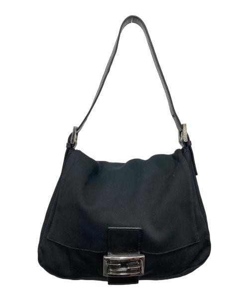 FENDI 26325 Shoulder Bag Mamma Baguette Black Baguette Bag
