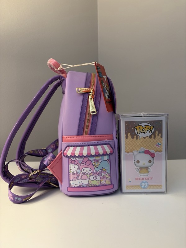 Loungefly Hello Kitty LE 1000 Backpack & Funko Pop Figure Bundle gallery