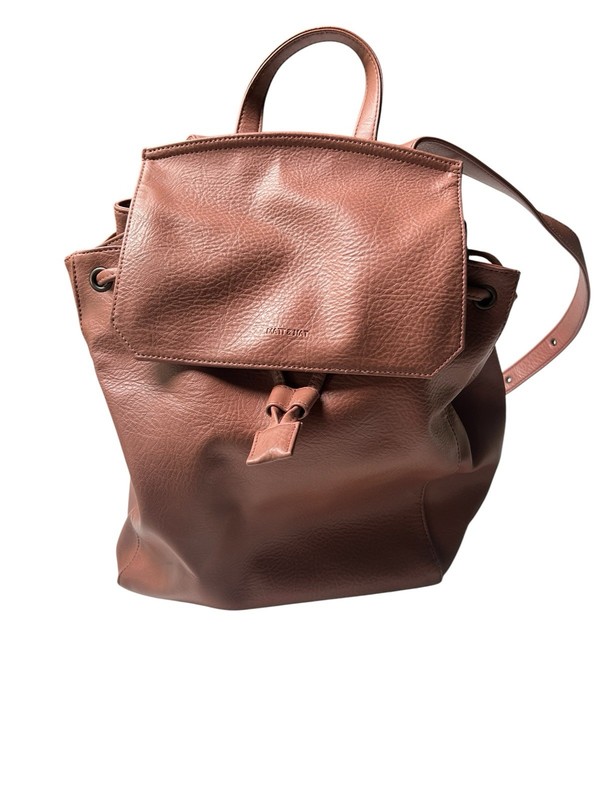 Matt & Nat Classic Vegan Leather Backpack Mumbai Clay 14"x10.5"x5.5" Very good gallery