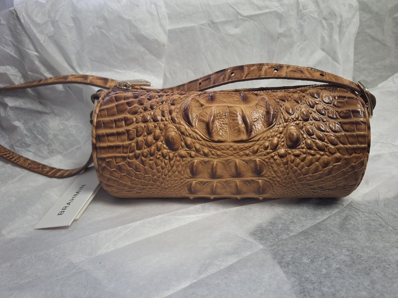 Brahmin Alden Road Collection Cinnamon Billie Small Shoulder Bag