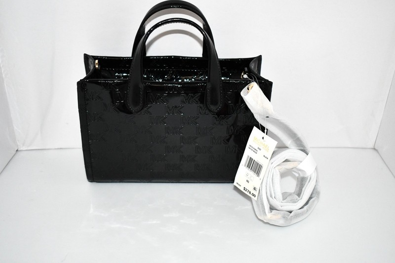 Michael Kors Gigi SMALL East West Messenger Tote in Black #30F4GM5U NWT