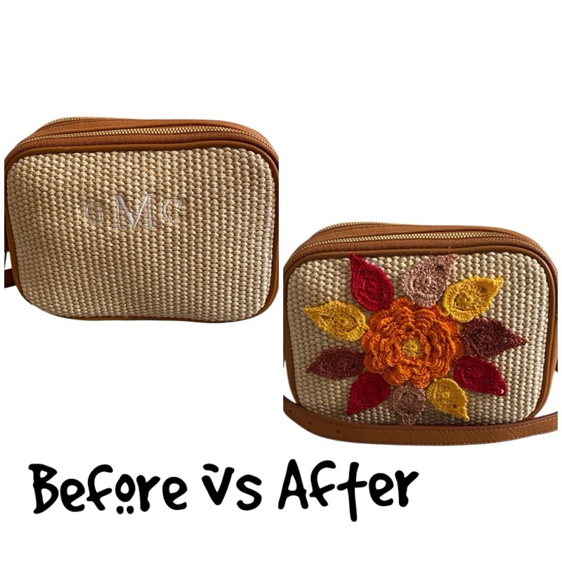 Mark & Graham The Essential Raffia And Leather Crossbody Bag(Caramel)