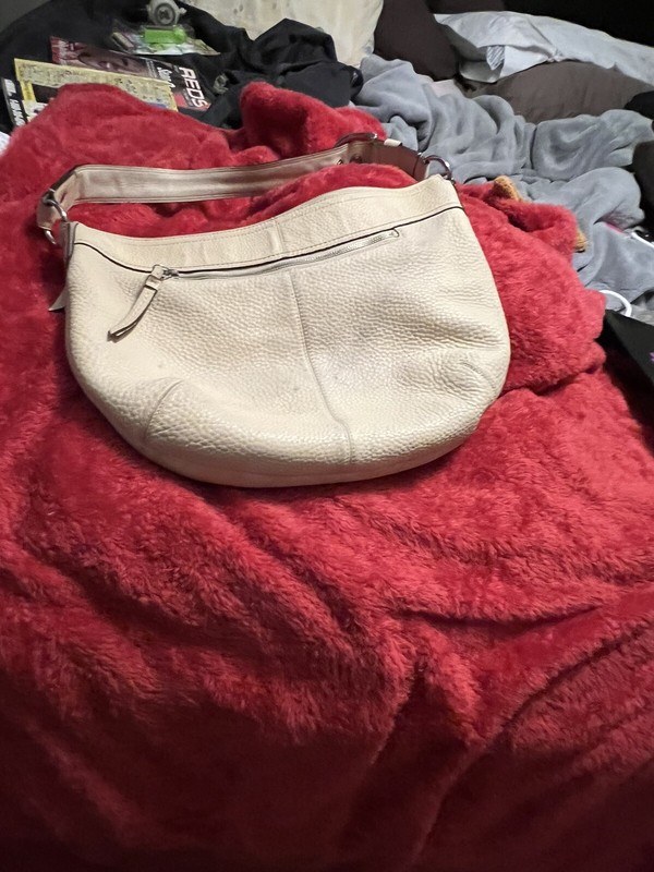 Coach Tan and pink Purse, Hobo F13731 Used Selling At Great Price
