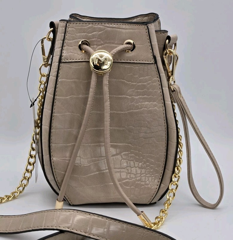 MKF Collection Cassidy Crocodile Embossed Vegan Leather Hobo Bucket Bag by Mia K gallery