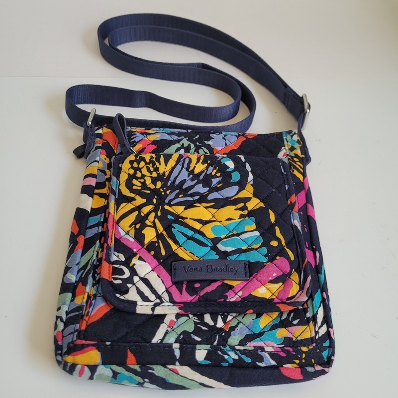 Vera Bradley Hipster Butterfly Flutter Crossbody Bag Purse Nice!See Description!