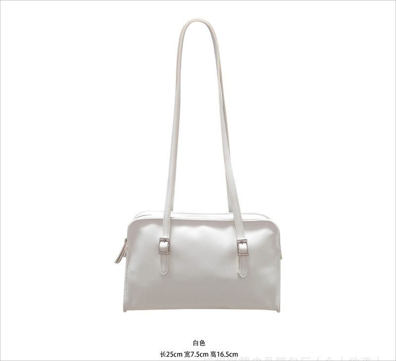 Oil Wax Cowhide Large-capacity Commuter Square Bag Tote Bag Women’s Shoulder Bag