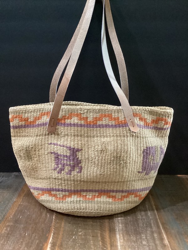 Bucket basket Style Shoulder bag Boho Tote Bag sisal Natural Fibers