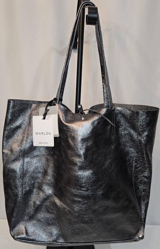 NWT Marlon Borsa Shopper Maxi Tote / Leather