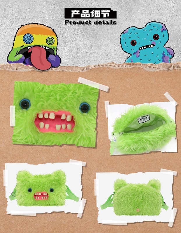 Fuggler Shoulder Crossbody Bags Ugly Monster Fashion Handbags for Women Gifts gallery