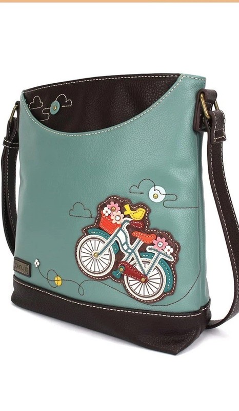 New w/Tags Chala Sweet Messenger Bicycle Edition Teal
