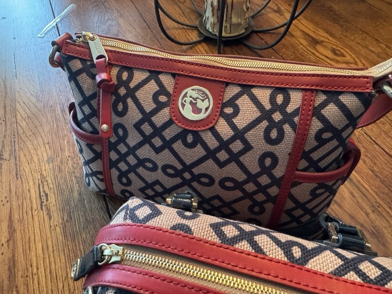 SPARTINA 449 Tote Shoulder Bag NWOT with matching Handbag NWOT Daufuskie Island gallery