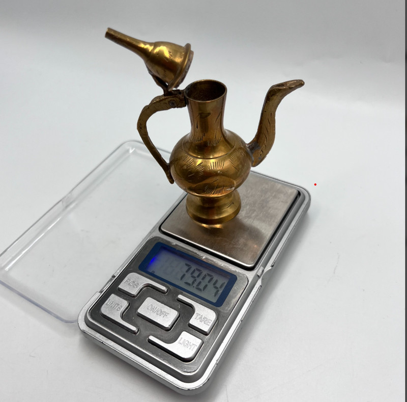 Handmade Indian Teapot Antique Brass Kitchen Tools golden masterpiece gallery