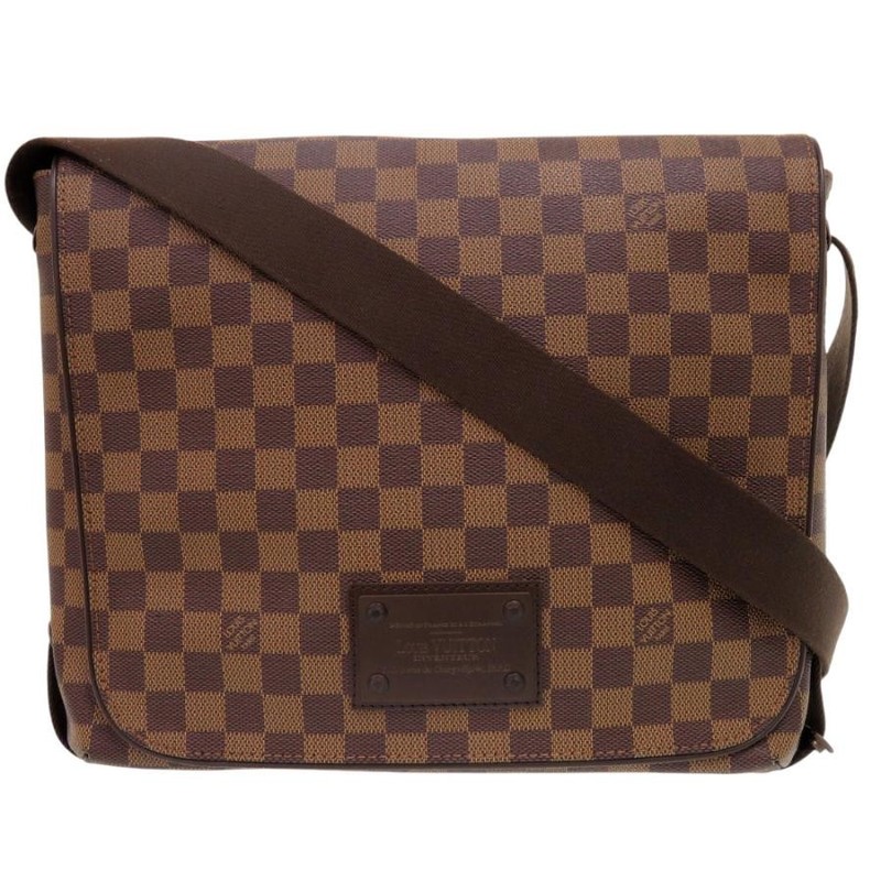 LOUIS VUITTON Bag: Brooklyn MM N51211 Brown W33H25.5D9cm w/o accessories;