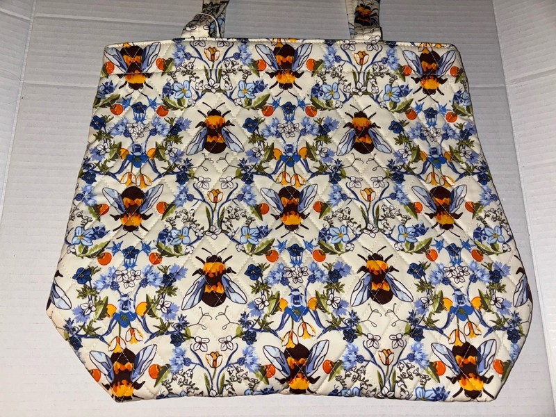 NWT Vera Bradley Tote Purse Bag Bee Garden Bees