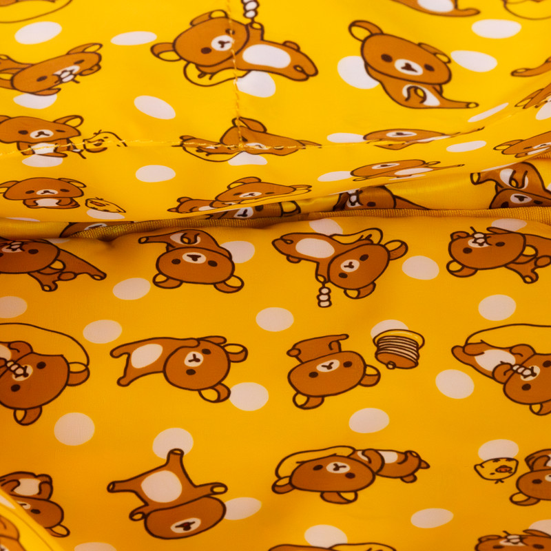 Whatever! Makes You Happy Rilakkuma Head Padded Nylon Tote Bag, NEW, FASHION gallery