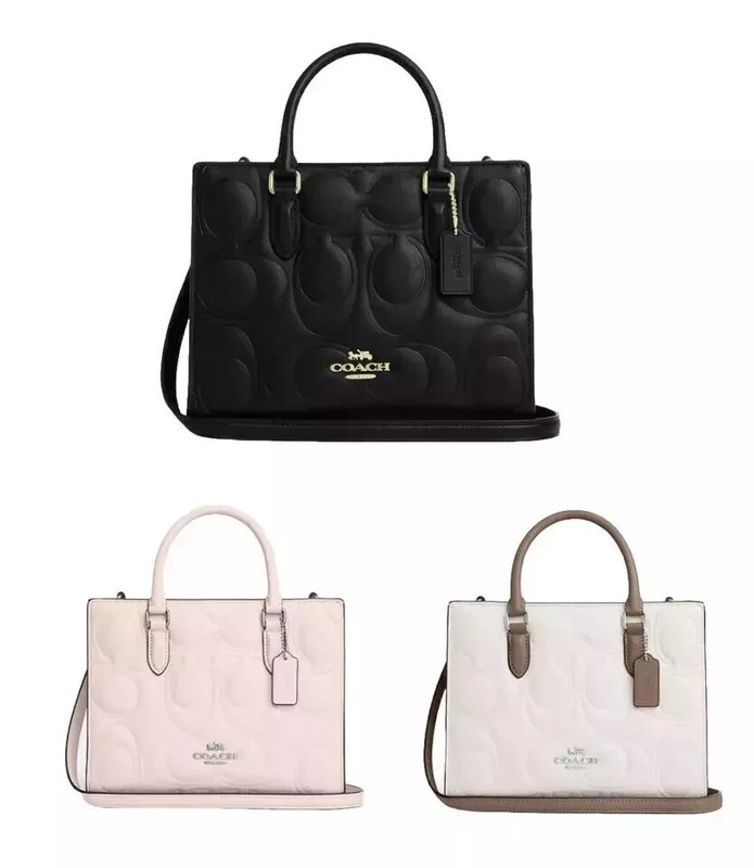 NWT Coach Maggie Small Tote Bag In Signature Leather CY670/CY671 OPT