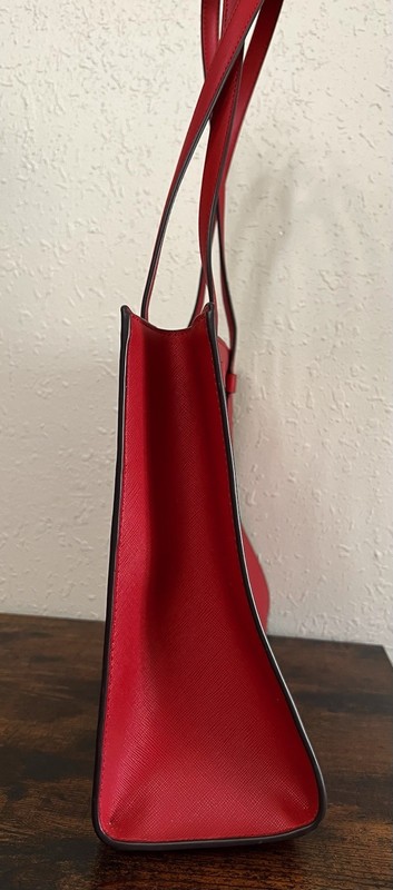 Kate Spade Kenzie Limited Edition Small Tote Bag KI926 Cherry Red Purse gallery