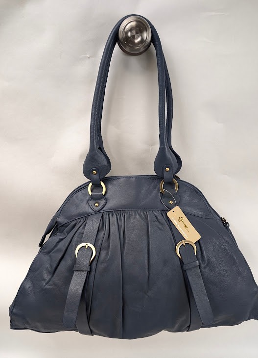 NWT Y2K Michael Rome Designs Genuine Leather Shoulder Bag Hobo Handbag Purse