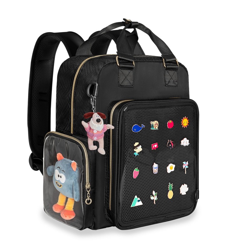 Ita Backpack Pin Display Bag with Inserts for Pins, Cute Ita Bag for Anime Co...