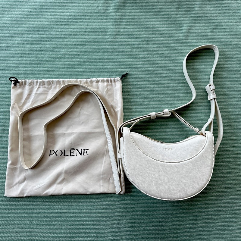 Poléne Numéro Dix Bag, Edition Textured Chalk, W/ Dust Bag Retails $620- READ