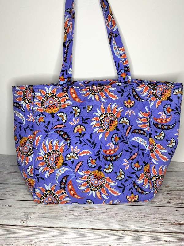 Vera Bradley Grand Tote Bag Mural Garden Pattern (NWOT)