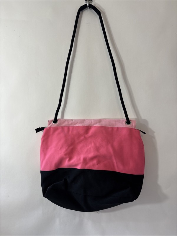 Victorias Secret Pink Black Neoprene Insulated Cooler Tote Picnic Beach Bag gallery