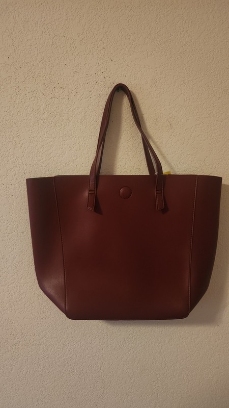 Maroon Red Tote Shoulder Bag