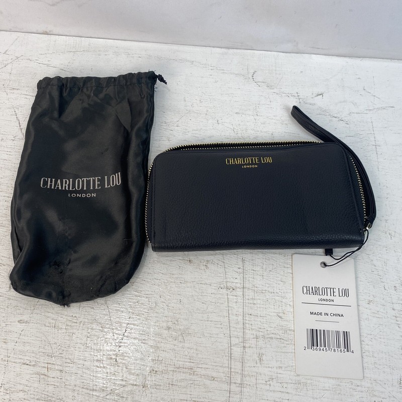 CHARLOTTE LOU OXFORD Black CLUTCH