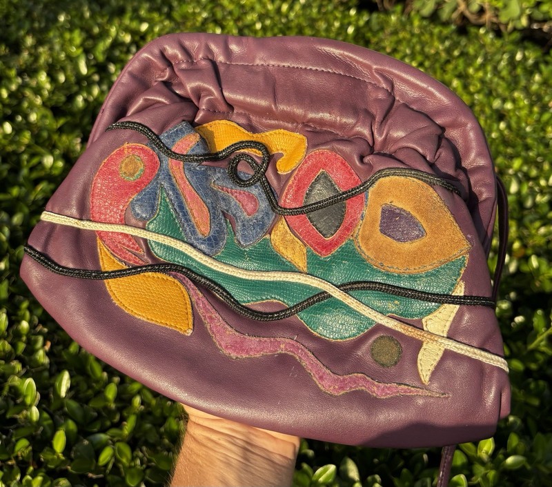 Vintage Korea Made Funky Bag