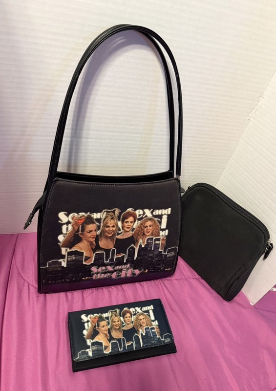 Vintage Sex and the City Purse Wallet Set HBO Handbag Retro Rare Bag Boutique