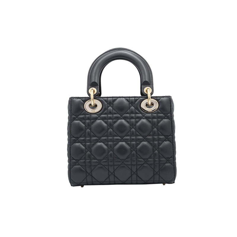 Christian Dior Small Lady Dior in Black Cannage Lambskin gallery
