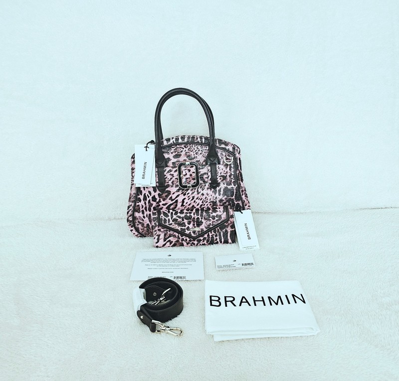 NEW BRAHMIN BLUSH WINSLET ROSETTA W/ VERONICA WALLET