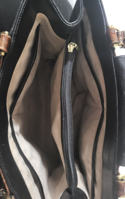 Vintage Brahmin Tuscan Collection, Two Toned Melbourne Satchel / Featuring Croco gallery