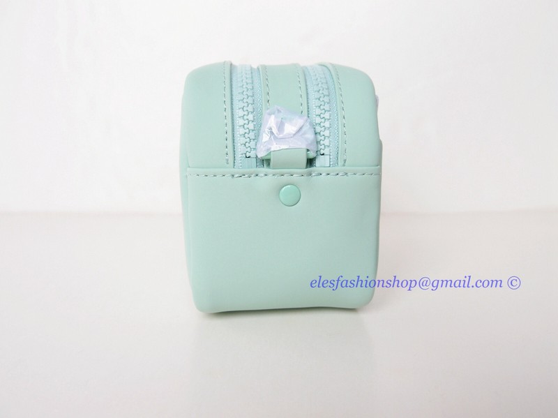 NEW Tory Burch Perry Bombe Mini Matte Leather Crossbody Bag MINT CHIP AUTHENTIC gallery