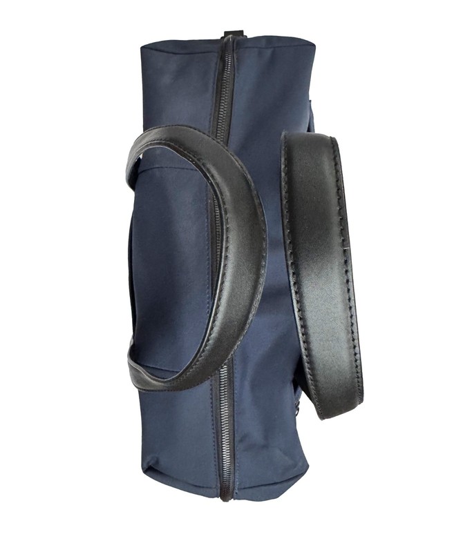 AWAY Everywhere Bag Blue Nylon Double Top Handles Removable Shoulder Strap 16"L gallery