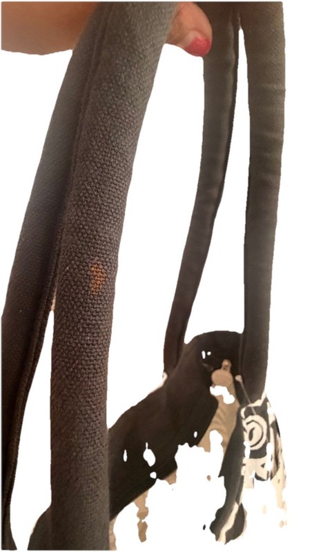 Buckhead Betties Black & White Weekender Tote Bag Shoulder Bag Summer Breezy gallery