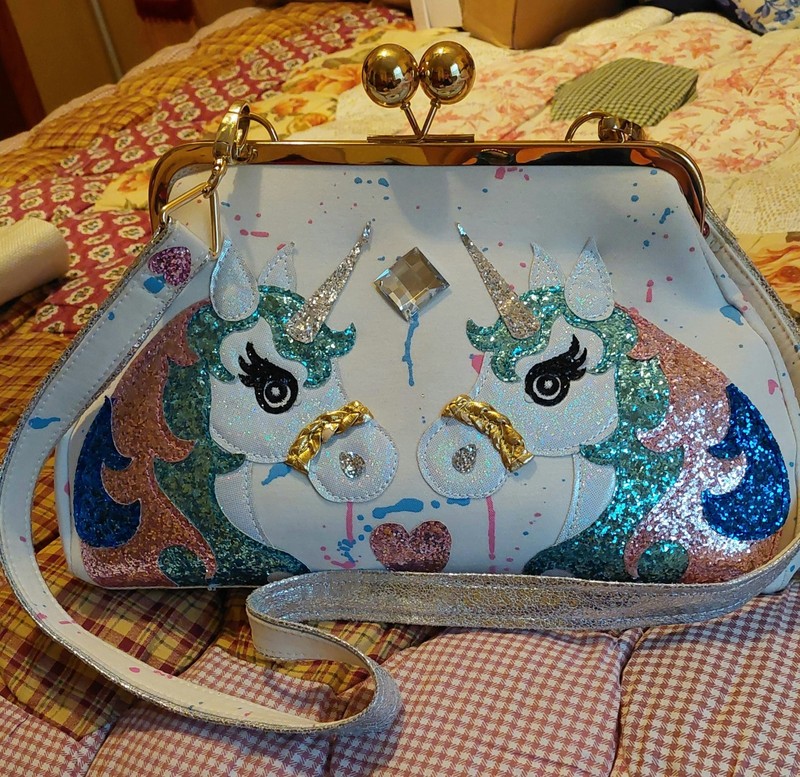 IRREGULAR CHOICE “Magic Pony/Unicorn” Retro Clasp Handbag