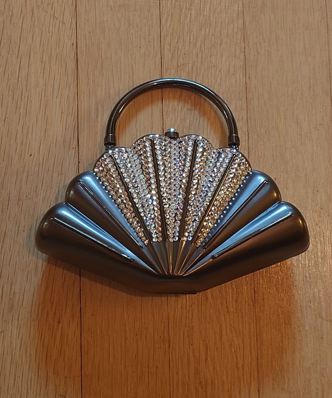 Daniella Grey Evening Handbag, BRAND NEW