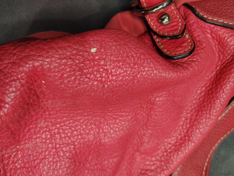 Women's Pink Solid Shoulder Bag Zip Closure w/ Zip Pocket, Silver Hardware gallery