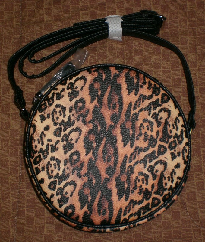 DSW Mix N.6 Canteen Crossbody Black Brown Beige Leopard Print Brand New