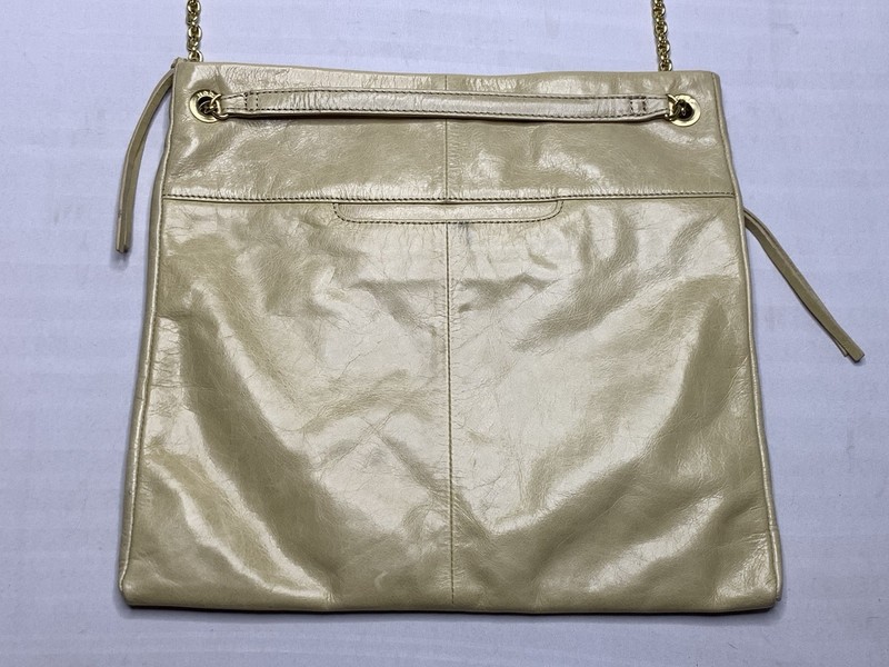 Hobo The Original Cream Leather Shoulder Crossbody Bag Purse P134 gallery