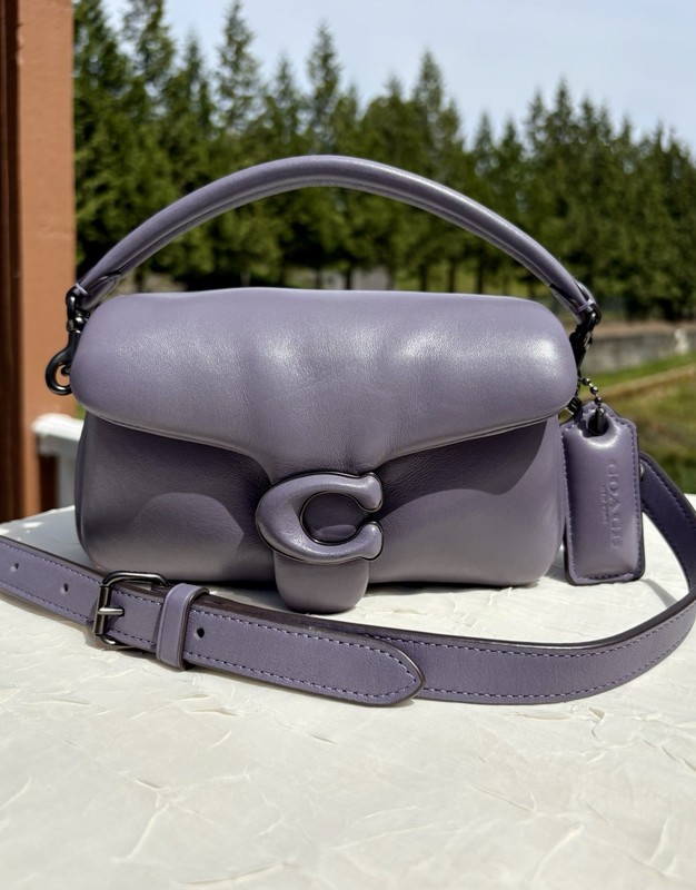 COACH Pillow Tabby Bag 18 In Vintage Purple C3880