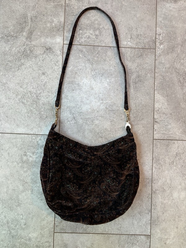 Vintage Carpetbags of America Paisley Tapestry Shoulder Bag Purse Boho